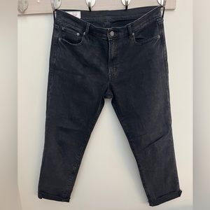 Gap Mid Rise Girlfriend Jeans Black Size 30/10